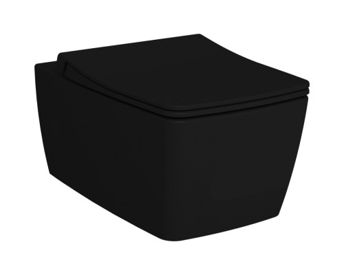 122-483-009 Metropole тонкое сиденье микролифт, цвет матовый чёрный (старый.арт.122-083-009) 122-483-009