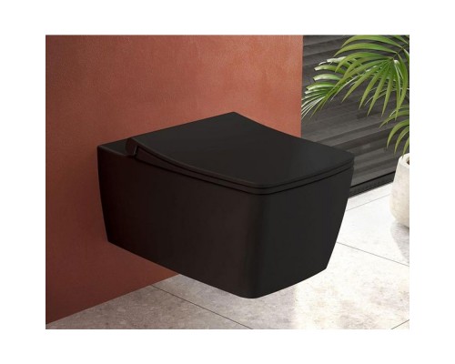 122-483-009 Metropole тонкое сиденье микролифт, цвет матовый чёрный (старый.арт.122-083-009) 122-483-009