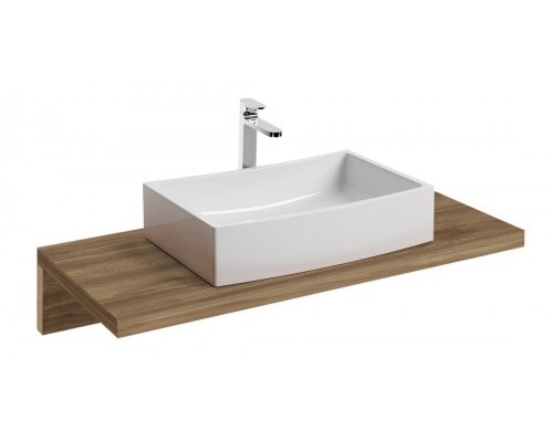 Столешница под раковину L 1200 темный орех X000000838