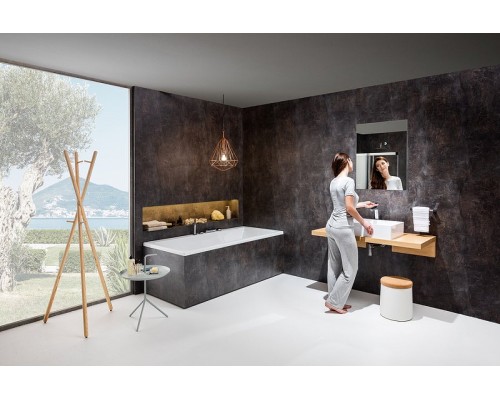 Столешница под раковину L 1200 темный орех X000000838