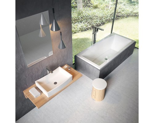 Столешница под раковину L 1200 темный орех X000000838