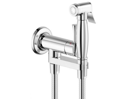 AV00610CR Комплект для гигиенического душа встроенный (смеситель + гигиеническая лейка + шланг) AV00610CR
