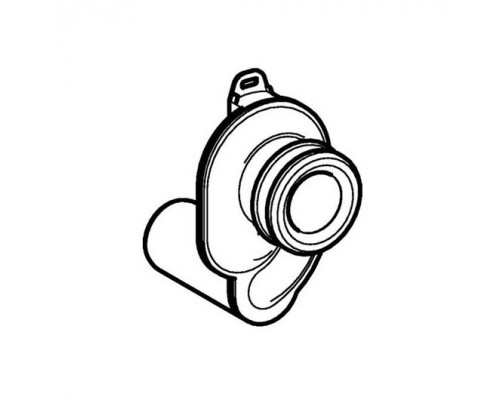 152.950.11.1 Сифон для писсуара, горизонтальный, d50 (аналог 152.983.00.1) 152.950.11.1