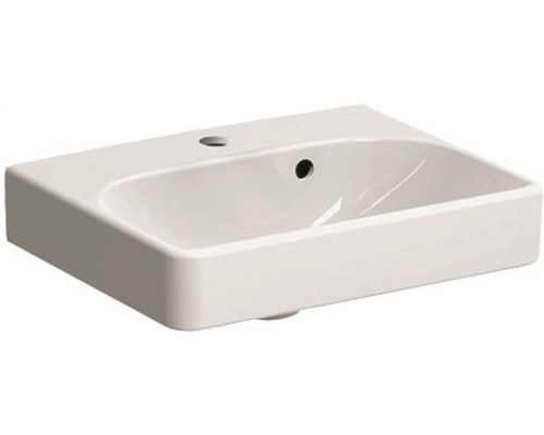 500.222.01.1 Smyle Square Раковина 45х36 см, с отв. под смеситель, перелив асимметричный 500.222.01.1