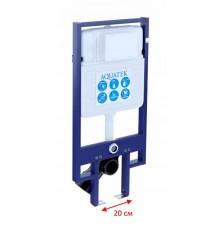 INS-0000020 Aquatek Монтаж рама для подв унитаза1130500100+звукоизоляционная прокладка INS-0000020