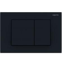 KDI-0000012 (001D) Панель смыва Черная матовая (клавиши квадрат) KDI-0000012