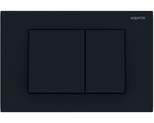 KDI-0000012 (001D) Панель смыва Черная матовая (клавиши квадрат) KDI-0000012