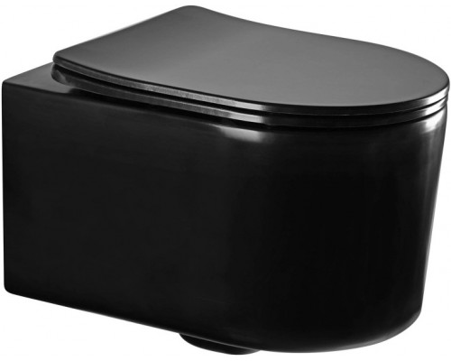 SET AQUATEK МИЯ-MB-025 4в1 (рама AQUATEK Standard INS-0000020+ крепеж KKI-0000002+клавиша KDI-0000025+унитаз AQ2004-MB с тонким сиденьем soft-close SET AQUATEK МИЯ-MB-025 4в1