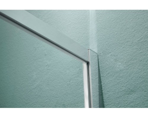 AQ ARI PI 10020CH Душевая дверь, распашная 1000x2000 профиль хром, стекло прозрачное AQ ARI PI 10020CH