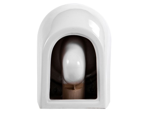 AQ1900T-00 ЕВРОПА Унитаз-компакт подвесной безободковый 490360320мм, смыв TORNADO, тонкое сиденье с механизмом плавного закрывания, крепеж AQ1900T-00