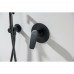 AQ1119MB БЕТТА набор с гигиеническим душем (смеситель + гигиеническая лейка + шланг + шланговое подсоединение с держателем), матовый черный AQ1119MB