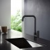 AQ1480MB ЛИРА смеситель для кухни, матовый черный AQ1480MB