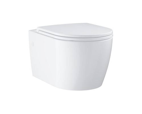 103860SH00 Bau Унитаз подвесной с быстросъемным сиденьем для унитаза с плавным закрытием, альпин-белый 103860SH00