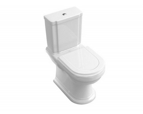 Унитаз, Villeroy&Boch, Hommage, напольный, шгв 370-725-390, CeramicPlus, цвет-альпийский белый