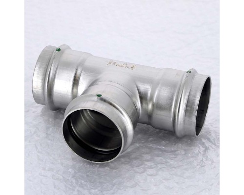 Тройник пресс нержавеющая сталь Sanpress Inox VIEGA 54 Тройник пресс нержавеющая сталь Sanpress Inox VIEGA 54
