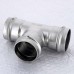 Тройник пресс нержавеющая сталь Sanpress Inox VIEGA 54
