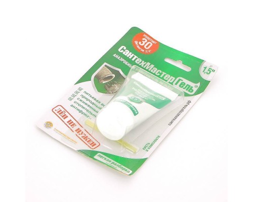 Герметик анаэробный Сантехмастер гель 15 г зелёный блистер