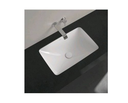 Раковина, Villeroy Boch, Loop Friends, шгв 450-280-170, отверстия для смесителя-отсутствуют, цвет-альпийский белый (белый Alpin)