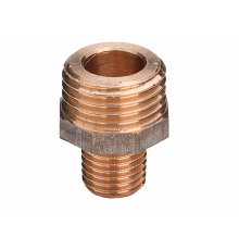 Нипель редукционный 1 х 1/2 бронза