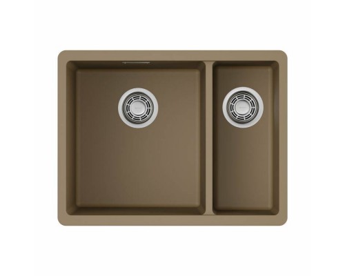 Мойка, OMOIKIRI, Kata, шгв 550-420-220, отверстия для смесителя-отсутствуют, цвет-карамель