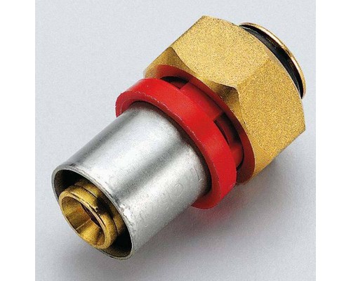 Муфта пресс-В с накидной гайкой конус TIEMME 16x(1/2"x16)