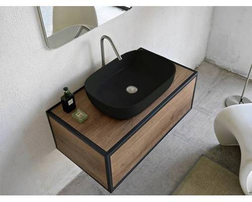 Раковина, Scarabeo, Glam, шгв 560-390-140, отверстия для смесителя-отсутствуют, BIOKER, цвет-Ardesia Раковина, Scarabeo, Glam, шгв 560-390-140, отверстия для смесителя-отсутствуют, BIOKER, цвет-Ardesia