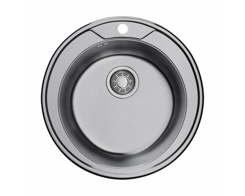 Мойка, OMOIKIRI, Asida, шгв 510-510-180, отверстия для смесителя-1, цвет-нержавеющая сталь