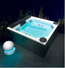 Минибассейн, Treesse, Quarz light, шгв 2350-2150-900, цвет-белый