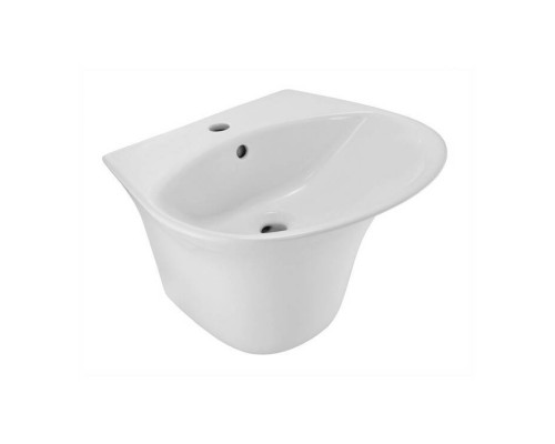 Раковина, Jaquar, Ornamix, шгв 490-450-375, отверстия для смесителя-1, цвет-белый
