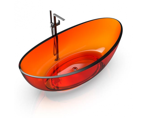 Ванна, KNIEF, Oval Shape, шгв 1800-930-560, цвет-Orange Crystal Ванна, KNIEF, Oval Shape, шгв 1800-930-560, цвет-Orange Crystal