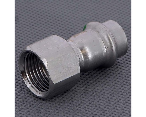 Муфта пресс-В нержавеющая сталь Sanpress Inox VIEGA 15х1/2 Муфта пресс-В нержавеющая сталь Sanpress Inox VIEGA 15х1/2