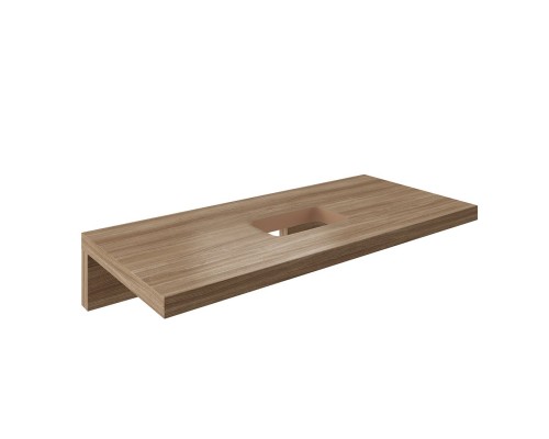 Столешница под раковину L 1200 темный орех X000000838