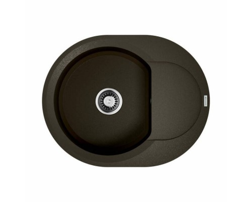 Мойка, OMOIKIRI, Sakaime, шгв 600-470-220, отверстия для смесителя-2 промаркированных, цвет-темный шоколад