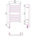 Сунержа Модус 3.0 Полотенцесушитель электрический 30x50h, лев., цвет: состар. латунь 051-5700-5030