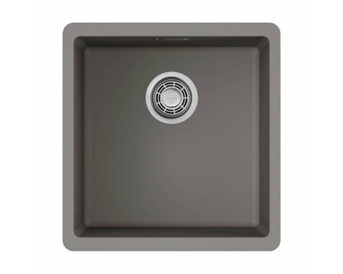 Мойка, OMOIKIRI, Kata, шгв 400-420-220, отверстия для смесителя-отсутствуют, цвет-Leningrad grey