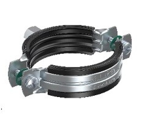 Хомут оцинкованный, 2S, M8, 25-30 мм, с epdm