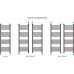 Сунержа Богема Полотенцесушитель водяной 40x120h, цвет: без покрытия 00-0221-1240