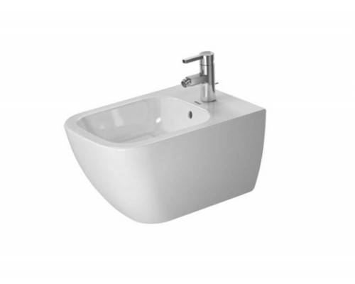 Биде, Duravit, Happy D.2, подвесной, шгв 355-540-285, цвет-Anthracite Matt