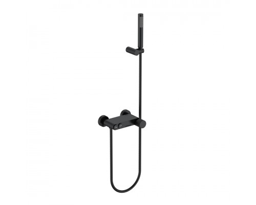 Boheme Stick Linea Смеситель для ванны с душевым комплектом: ручной душ, шланг, держ., цвет:black 123-BB.3