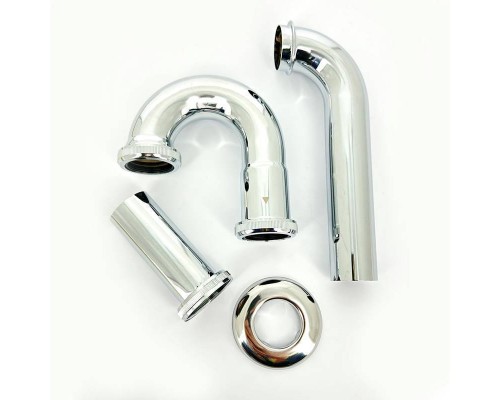 Сифон латунный Arrowhead 1-1/4" P-образный 80*168