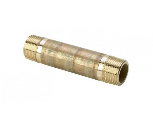 Ниппель удлиненный, 80 x 3/8, бронза Ниппель удлиненный, 80 x 3/8, бронза