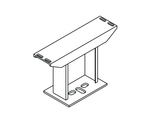 Фикс-консоль для KKN/KKV, тип 13, h=100 mm (ст.арт. ZAFKON013WEI)