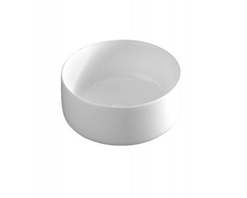Раковина, Artceram, Cognac, шгв 350-350-160, отверстия для смесителя-отсутствуют, цвет-Matt white