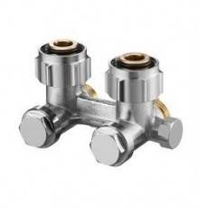 Узел Multiflex F, 3/4 HГ x 3/4 HP, запорно-присоединительный, угловой