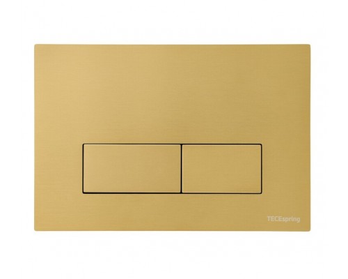 Клавиша смыва, TECE, TeceSpring S, для унитаза, шгв 245-5-165, цвет-золото сатинированное PVD с покрытием против отпечатков пальцев