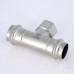 Тройник В-пресс IBP 22 x 1/2" x 22 нерж.сталь