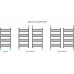 Сунержа Богема Полотенцесушитель водяной 60x120h, цвет: без покрытия 00-0221-1260
