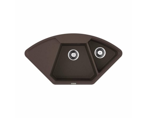 Мойка, OMOIKIRI, Yonaka, шгв 980-510-220, отверстия для смесителя-3 промаркированных, цвет-темный шоколад