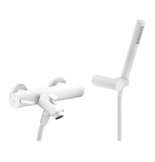 LV00110WM LIVE смеситель для ванны с душем, матовый белый LV00110WM