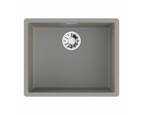 Мойка, OMOIKIRI, Yamakawa, шгв 556-456-220, отверстия для смесителя-отсутствуют, цвет-Leningrad grey